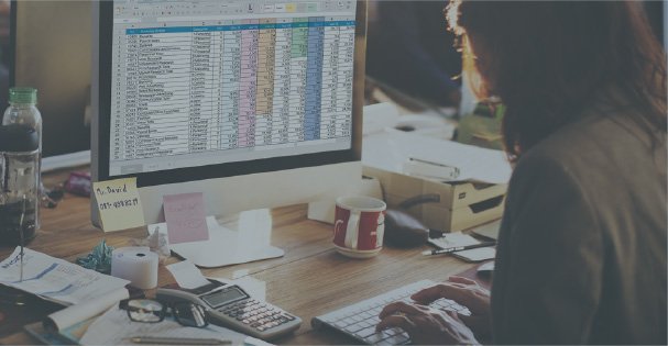 Woman looking at computer monitor