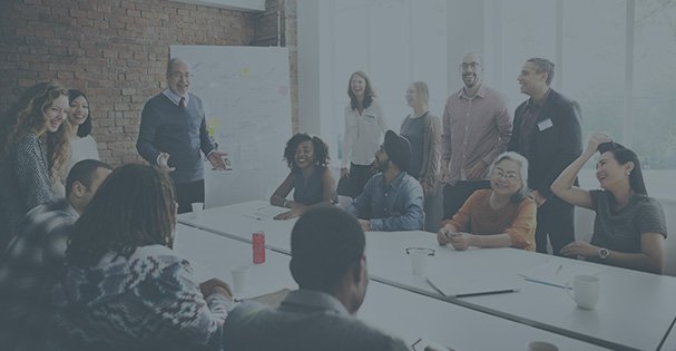 Business team meeting in a conference room