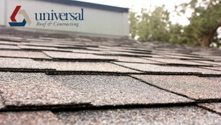 Picture of a roof on a house.